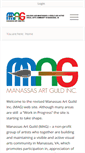 Mobile Screenshot of manassasartguild.com